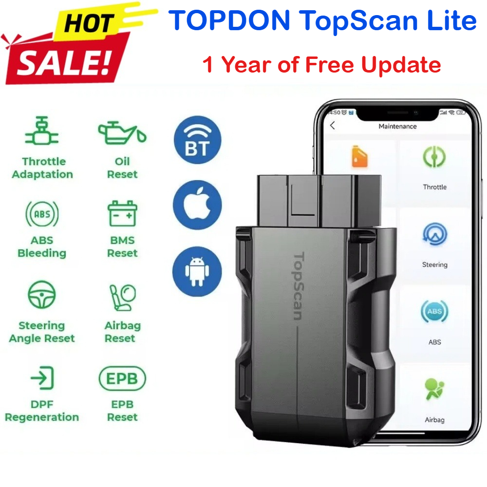 Topdon Tc001 Thermal Camera - أداة تشخيص السيارات TOPDON TopScan Lite