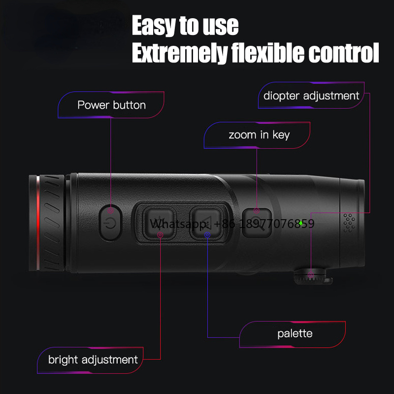 منظار حراري صغير محمول TD210،  - مراجعة Hunting Thermal Imaging Scope وسعره