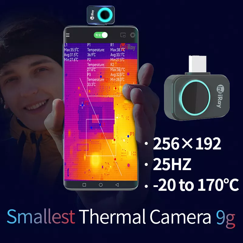 InfiRay-P2 التصوير الحراري بال - مراجعة Nf 521 Thermal Imaging Camera وسعره