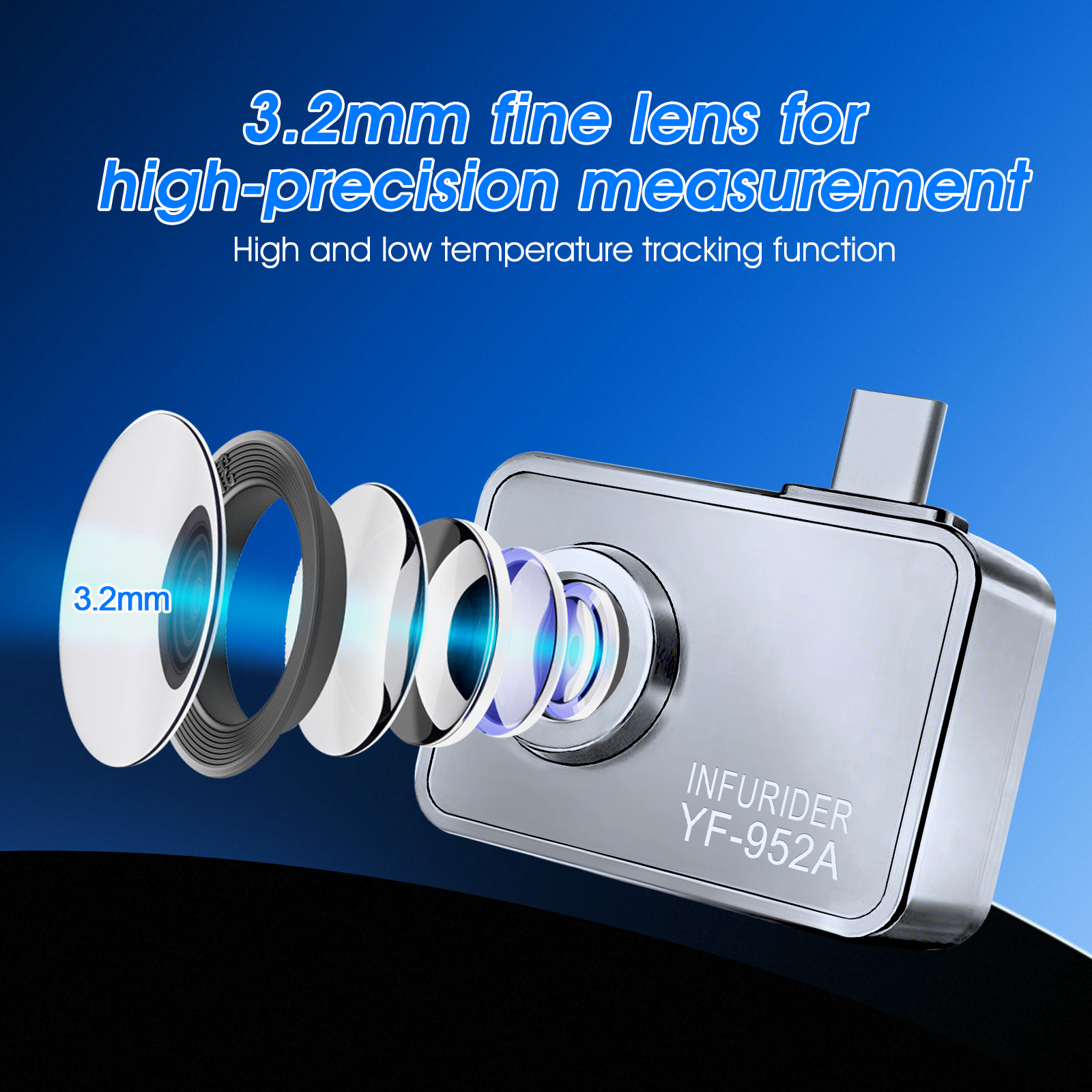 كاميرا حرارية بدقة 256x192، عد - مراجعة Thermal Imaging Camera 256X192 وسعره